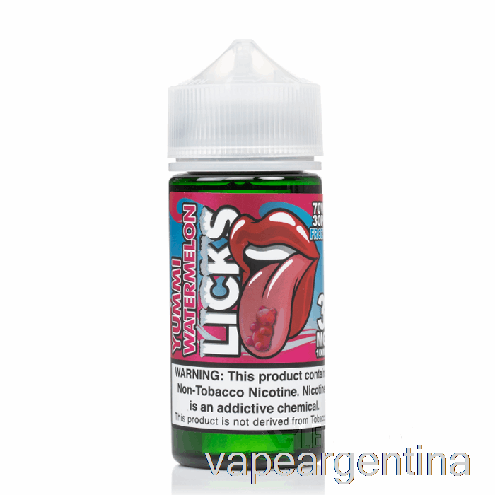 Ponche De Sandía Frozty Yummi - Licks Roll Upz - 100ml 3mg Vape Descartable